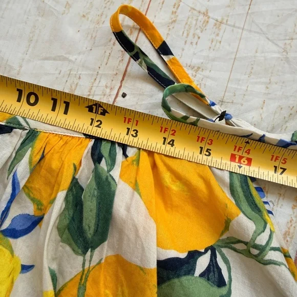 H&M | Lemon Print Mini Circle Skirt | Size‎ 6 | NWT - Picture 7 of 7